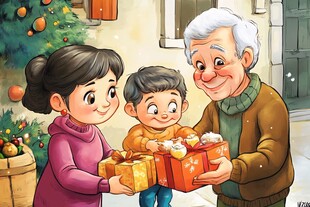 奇幻校园漫画《星轨交换日记》封面插画